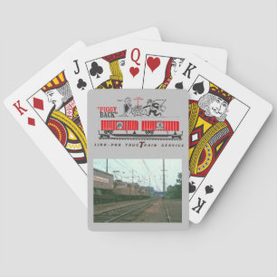 Pennsylvania Railroad pigback Pokerkaarten