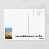 Pennsylvania Railroad to Atlantic City Carte posta (Dos)