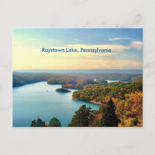 Pennsylvania Raystown Lake Briefkaart (Voorkant)