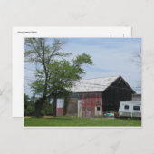 Pennsylvania Red Barn Briefkaart (Voorkant / Achterkant)