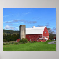 Pennsylvania Red Barn en Wind Turbines