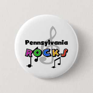 Pennsylvania Rocks Ronde Button 5,7 Cm