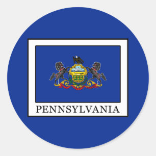 Pennsylvania Ronde Sticker
