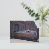 Pennsylvania RR, EMD E-8 gerestaureerd bij Lezing, Briefkaart (Staand voorkant)