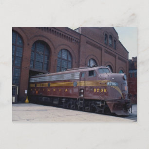 Pennsylvania RR, EMD E-8 gerestaureerd bij Lezing, Briefkaart