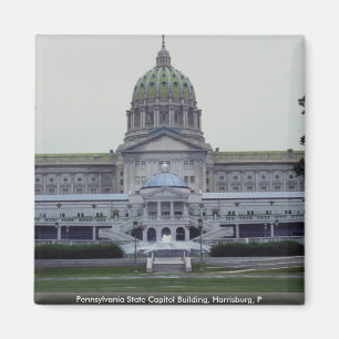 Pennsylvania State Capitol Building, Harrisburg, P Magneet