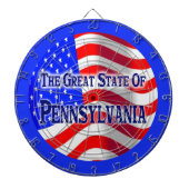 Pennsylvania State Dartboard Dartbord (Voorkant)