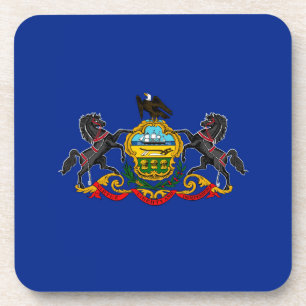 Pennsylvania State Flag Design Decor Onderzetter
