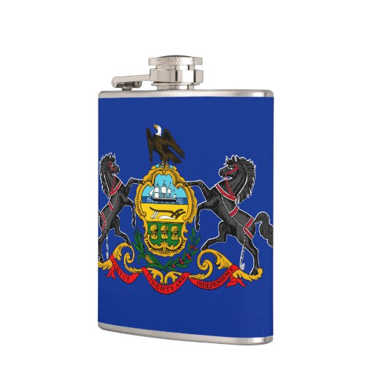 Pennsylvania State Flag Design Heupfles (Links)