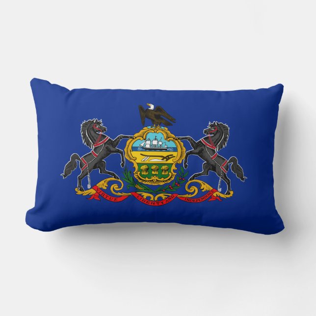 Pennsylvania State Flag Design Kussen (Voorkant)