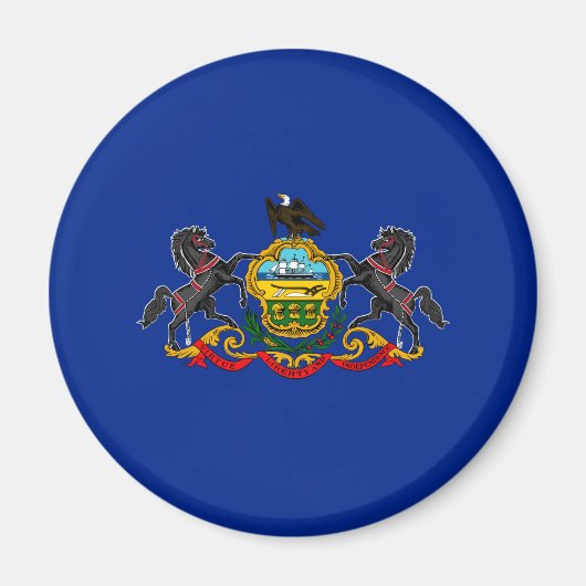 Pennsylvania State Flag Design Magneet (Voorkant)