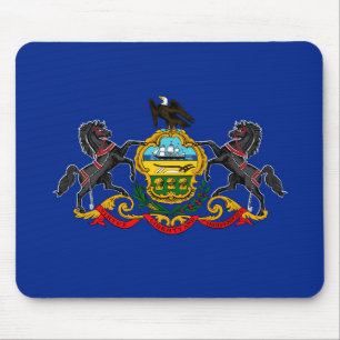 Pennsylvania State Flag Design Muismat