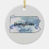 Pennsylvania State Painting Illustration Ornament (Voorkant)