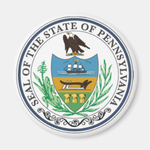 Pennsylvania State Seal Magneet