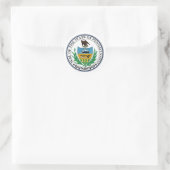 Pennsylvania State Seal Ronde Sticker (Tas)