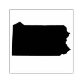 Pennsylvania State Solid Rubber Art Stamp Rubberstempel (Afrduk)