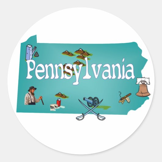 Pennsylvania Sticker (Voorkant)