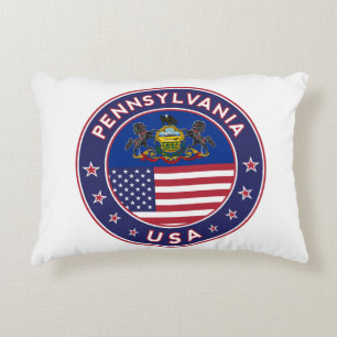 Pennsylvania sticker, telefooncel, canvas tas accent kussen