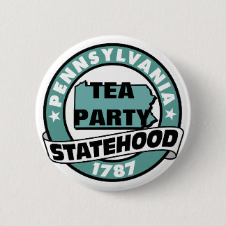 PENNSYLVANIA TEA PARTITY STATE RONDE BUTTON 5,7 CM