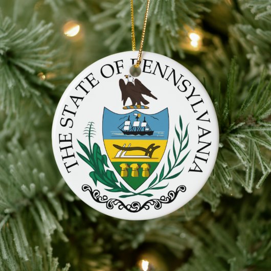 Pennsylvania-teken Keramisch Ornament (Boom)