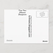 Pennsylvania, Topjes Diner Briefkaart (Achterkant)