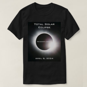 PENNSYLVANIA Totale zonsverduistering 8 april 2024 T-shirt