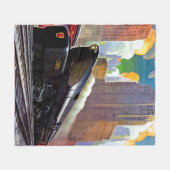Pennsylvania Train, onbekend Fleece Deken (Voorkant (Horizontaal))