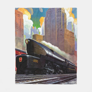 Pennsylvania Train, onbekend Fleece Deken