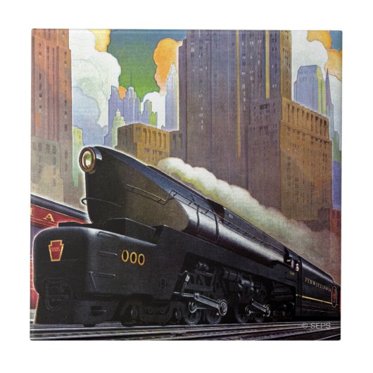 Pennsylvania Train, onbekend Tegeltje (Voorkant)