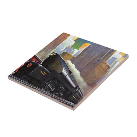 Pennsylvania Train, onbekend Tegeltje (Zijkant)