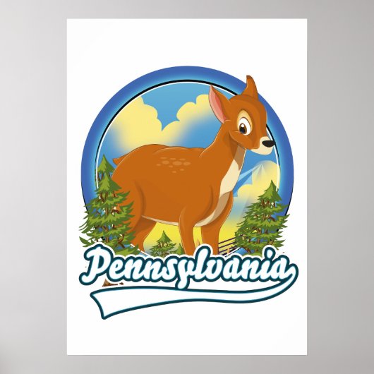 Pennsylvania Travel logo Poster (Voorkant)