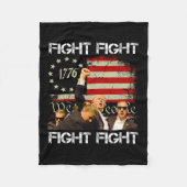 Pennsylvania Trump 2024 gevecht! Fleece Deken (Voorkant)