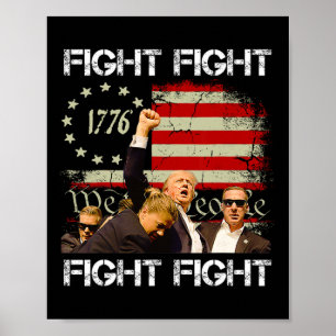 Pennsylvania Trump 2024 gevecht! Poster