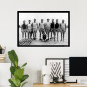 Pennsylvania University Rowing Team 1915 Poster (Thuiskantoor)