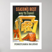 Pennsylvania Vintage Travel Poster (Voorkant)