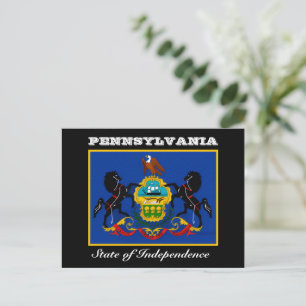 Pennsylvania vlag briefkaart