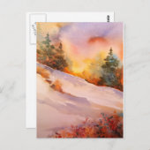 Pennsylvania Winter Sunrise Briefkaart (Voorkant / Achterkant)