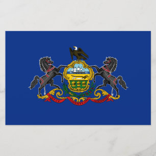Pennsylvanian Flag Briefpapier