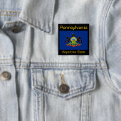 Pennsylvanian Flag Button (In situ)