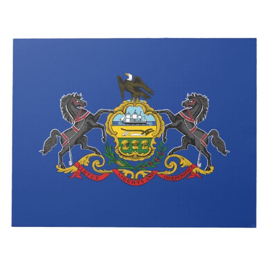 Pennsylvanian Flag Notitieblok (Voorkant)