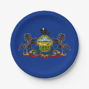 Pennsylvanian Flag Papieren Bordje