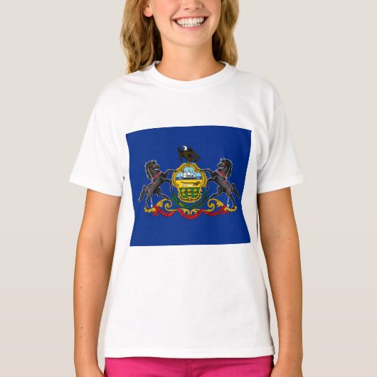 Pennsylvanian Flag T-shirt (Voorkant)