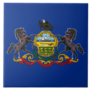 Pennsylvanian Flag Tegeltje