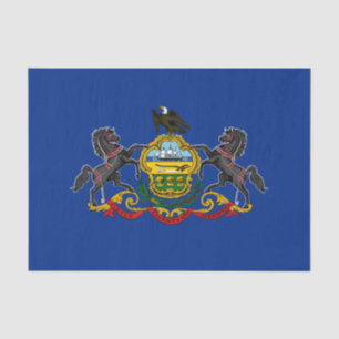Pennsylvanian Flag Tissuepapier