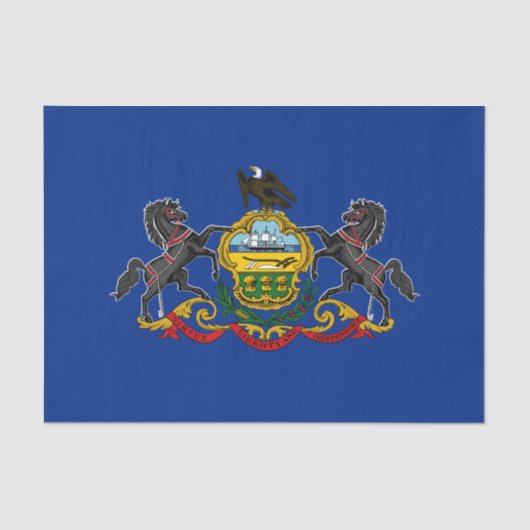 Pennsylvanian Flag Tissuepapier (Voorkant)