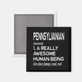 Pennsylvanian Pennsylvania Pa Philly Philadelphia  Magneet (Voorkant / Achterkant)