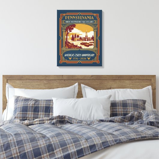 Pennsylvanie Art Déco 250e anniversaire de l'Améri (Insitu(Chambre))