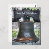 Pennsylvanie Liberty Bell Philadelphie Carte posta (Devant / Derrière)
