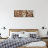 Pennsylvanie panneau de toile de mur en bois rusti (Insitu(Chambre))