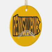 Pennsylvanie Ponts Arbre de Noël Ornement (Droite)